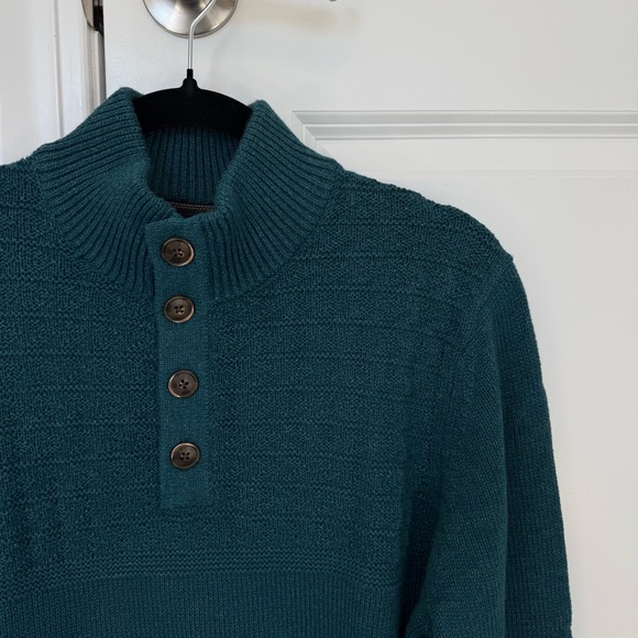 NWT Tommy Bahama Sorrento Beach Mock Neck Henley, M - Picture 4 of 6